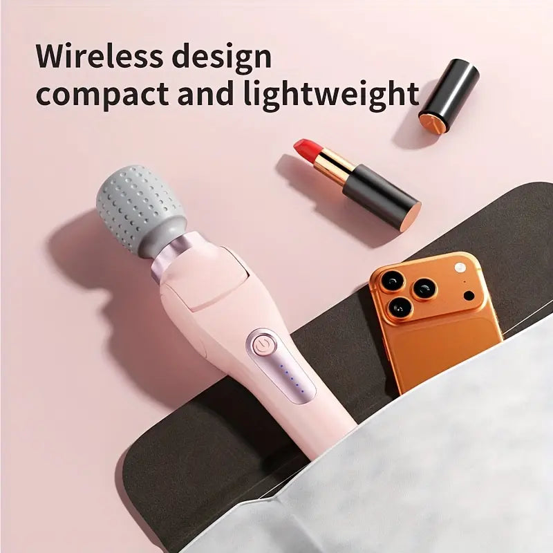 2026 Upgraded 180° Foldable Handheld Massager – USB Rechargeable, 5 Speed Settings for Neck, Back, Waist & Legs – Holiday Gift